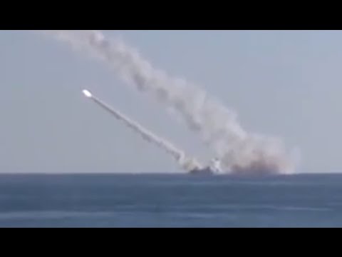 russian submarine targets daesh in syria