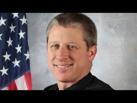 for his courage and faith after he was shot and killed in the line of duty