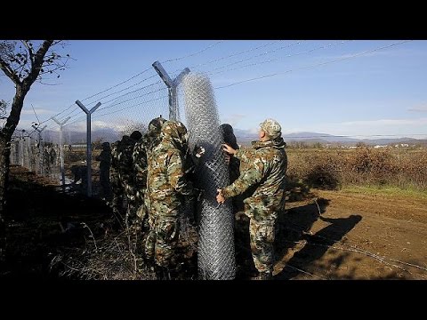 fired tear gas and stun grenades at migrants and refugees