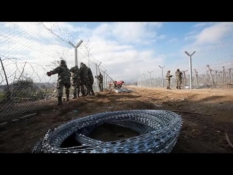 fyrom reinforces border fence