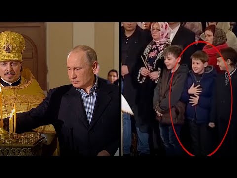young boys can’t contain themselves when president putin shows up