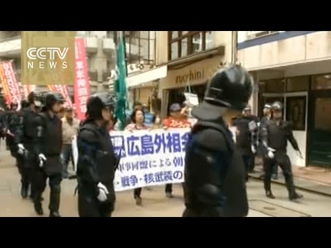 g7 fms gather in hiroshima amid protests
