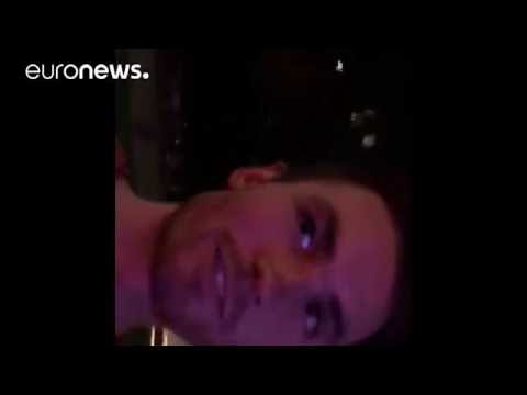 panic as bystanders flee rooftop sniper