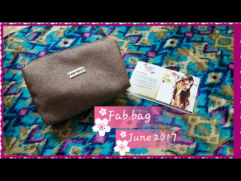 fab bag june 2017 unboxing n