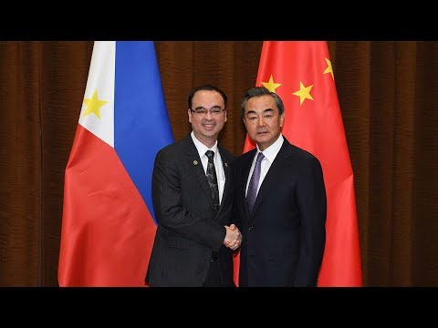 wang yi meets new philippine foreign secretary