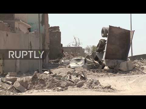 in the ruins of mosul operation to retrieve