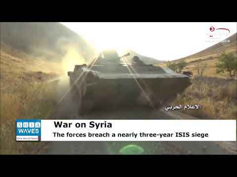 syrian troops breach 3year isis siege on eastern city