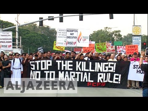 protest in philippines manila against duterte
