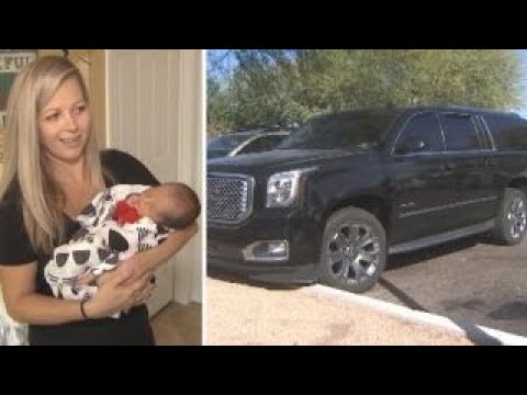 woman delivers baby while driving herself