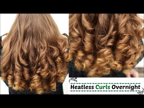 overnight heatless curlsheatless curls