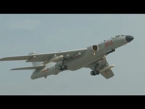 chinese air force conducts patrol exercise