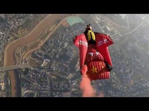 wingsuit flying world cup attracts international daredevils
