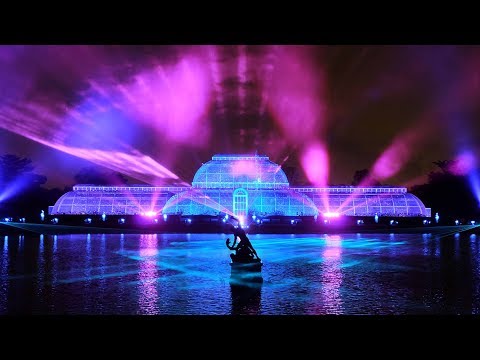 1million twinkly lights create festive atmosphere