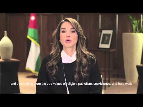 jordans queenrania addresses dubai audience