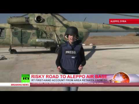 inside syrian air base retaken