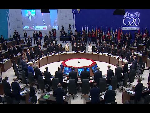 g20 summit in antalya kicks off with minute of silence