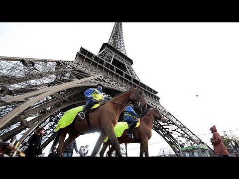 security is tight at the le bourget conference centre near paris