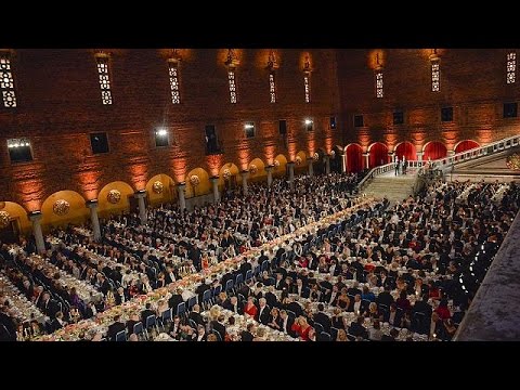 a lavish banquet has been held in stockholm