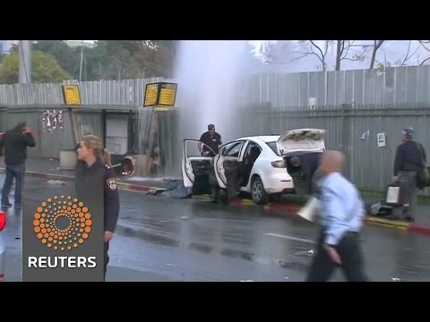 rammed his car into a bus stop in jerusalem