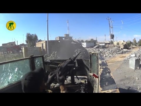 snipers tanks pound daesh