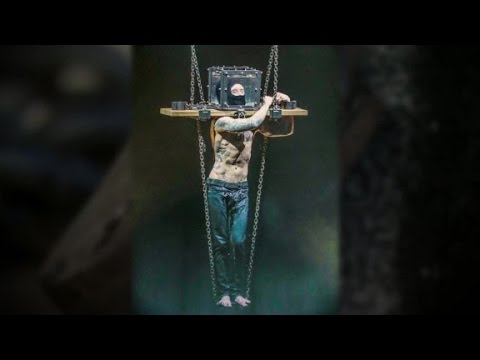 illusionist darcy oake prepares