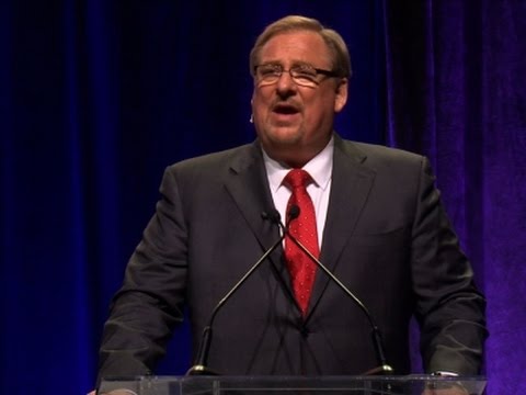 giuliani rick warren speak