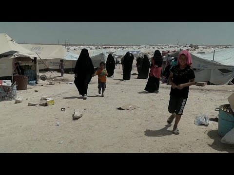 شاهد فنلنديات داعش يُعانين ظروفًا قاسية داخل مخيم الحول السوري